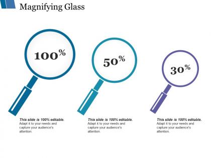Magnifying glass ppt styles images