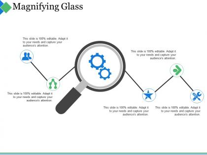 Magnifying glass ppt summary influencers