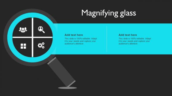 Magnifying Glass Product Sales Strategy For Business To Increase Revenue Strategy SS V