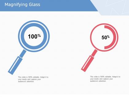 Magnifying glass r523 ppt powerpoint presentation visual aids summary