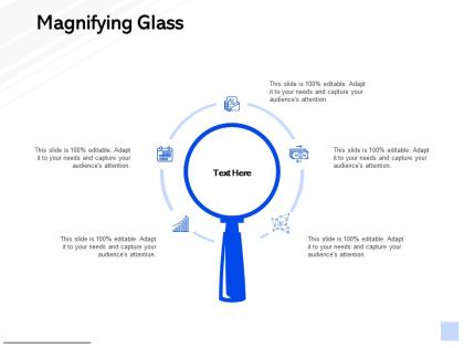 Magnifying glass technology marketing c834 ppt powerpoint presentation show layout ideas
