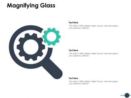 Magnifying glass technology marketing c848 ppt powerpoint presentation file example