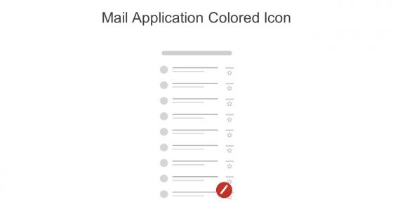 Mail Application Colored Icon In Powerpoint Pptx Png And Editable Eps Format