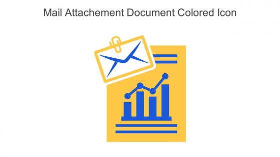 Mail Attachement Document Colored Icon In Powerpoint Pptx Png And Editable Eps Format
