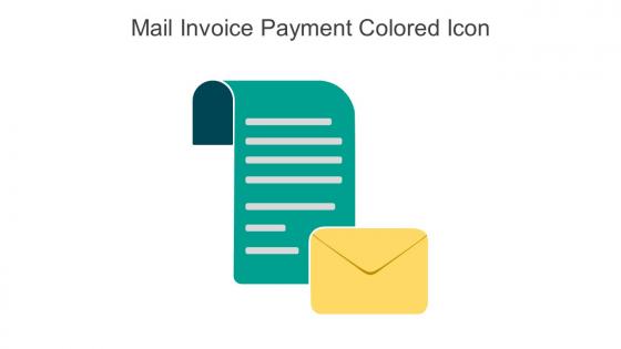 Mail Invoice Payment Colored Icon In Powerpoint Pptx Png And Editable Eps Format