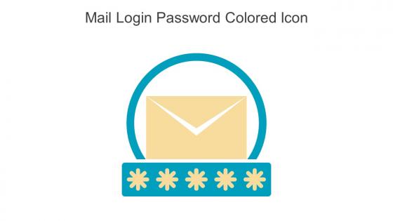 Mail Login Password Colored Icon In Powerpoint Pptx Png And Editable Eps Format