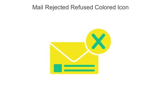 Mail Rejected Refused Colored Icon In Powerpoint Pptx Png And Editable Eps Format