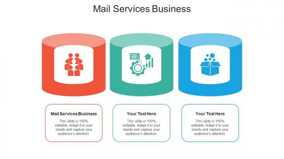 Mail services business ppt powerpoint presentation visual aids slides cpb