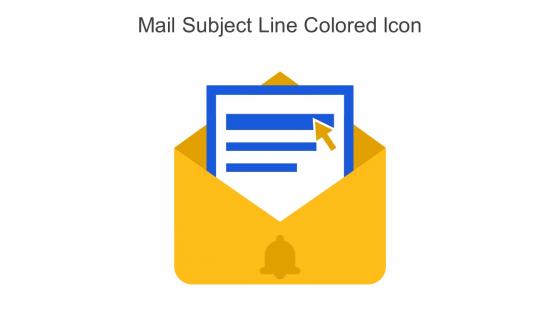 Mail Subject Line Colored Icon In Powerpoint Pptx Png And Editable Eps Format
