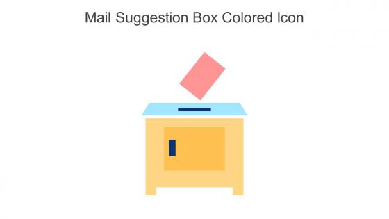 Mail Suggestion Box Colored Icon In Powerpoint Pptx Png And Editable Eps Format