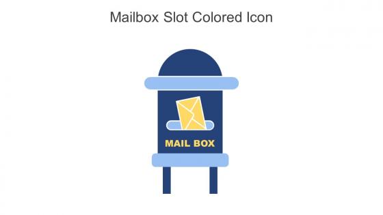 Mailbox Slot Colored Icon In Powerpoint Pptx Png And Editable Eps Format