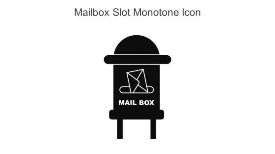 Mailbox Slot Monotone Icon In Powerpoint Pptx Png And Editable Eps Format