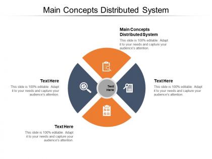 Main concepts distributed system ppt powerpoint presentation model ideas cpb