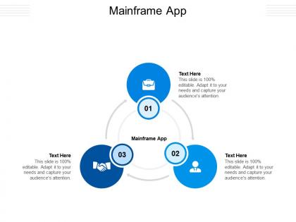 Mainframe app ppt powerpoint presentation infographic template professional cpb