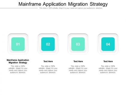 Mainframe application migration strategy ppt powerpoint presentation summary example file cpb