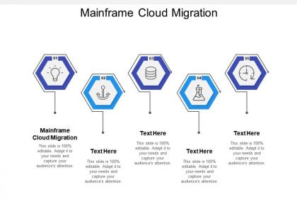 Mainframe cloud migration ppt powerpoint presentation show inspiration cpb
