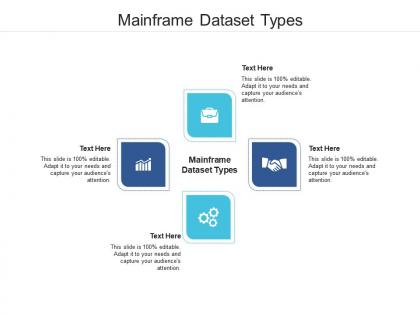 Mainframe dataset types ppt powerpoint presentation portfolio files cpb
