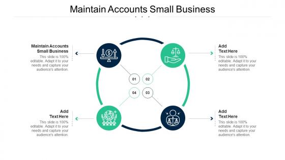 Maintain Accounts Small Business Ppt Powerpoint Presentation Portfolio Cpb