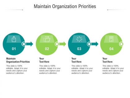 Maintain organization priorities ppt powerpoint presentation portfolio model cpb