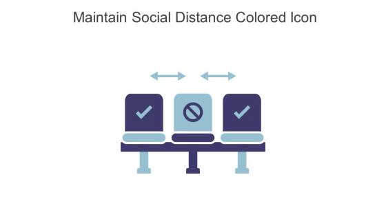 Maintain Social Distance Colored Icon In Powerpoint Pptx Png And Editable Eps Format
