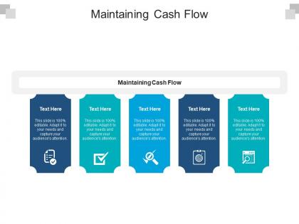 Maintaining cash flow ppt powerpoint presentation styles tips cpb