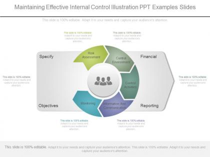 Maintaining effective internal control illustration ppt examples slides