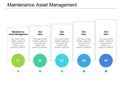 Maintenance asset management ppt powerpoint presentation infographics vector cpb