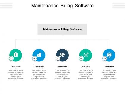 Maintenance billing software ppt powerpoint presentation ideas designs download cpb