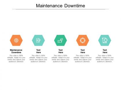 Maintenance downtime ppt powerpoint presentation layouts infographic template cpb