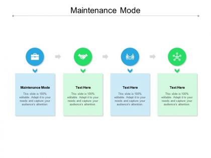 Maintenance mode ppt powerpoint presentation file images cpb