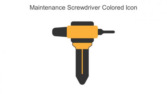 Maintenance Screwdriver Colored Icon In Powerpoint Pptx Png And Editable Eps Format