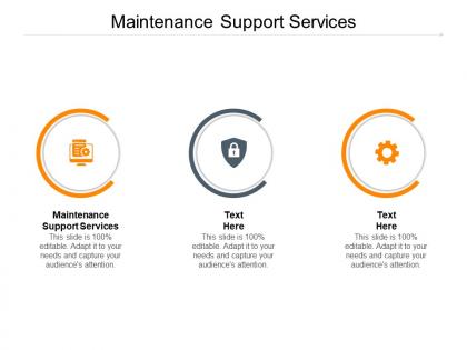 Maintenance support services ppt powerpoint presentation portfolio shapes cpb
