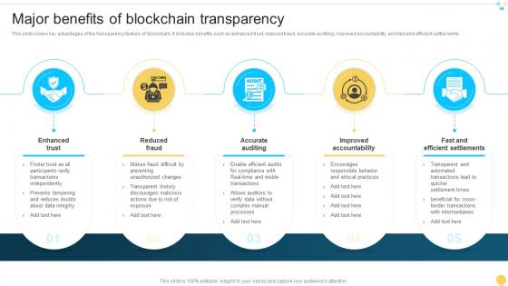 Major Benefits Of Blockchain Transparency Unlocking Real World BCT SS