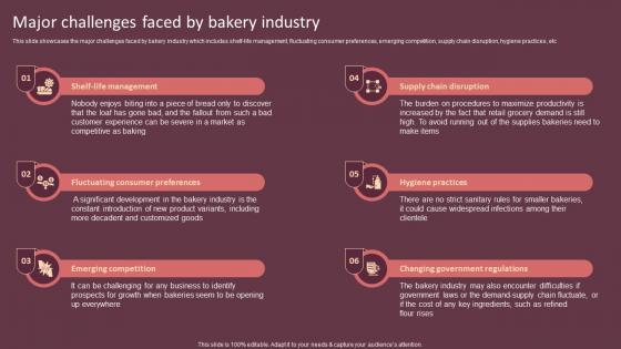 Major Challenges Faced By Bakery Industry Cake Shop Business Plan BP SS