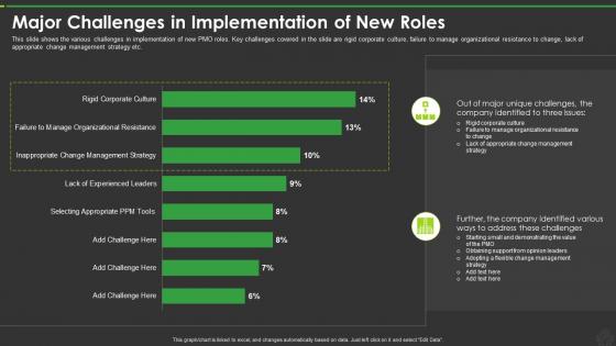 Major Challenges In Implementation Of New Roles New Pmo Roles To Support Digital