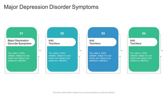 Major Depression Disorder Symptoms In Powerpoint And Google Slides Cpb