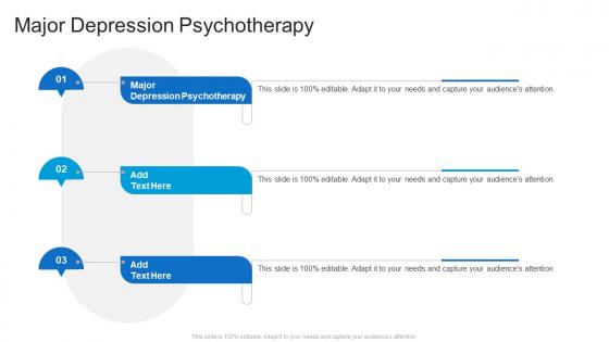 Major Depression Psychotherapy In Powerpoint And Google Slides Cpb