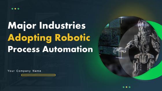 Major Industries Adopting Robotic Process Automation Powerpoint Presentation Slides