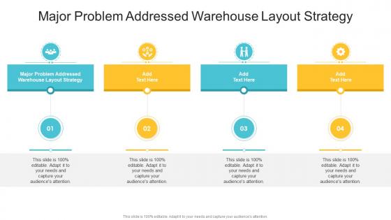 Major Problem Addressed Warehouse Layout Strategy In Powerpoint And Google Slides Cpb