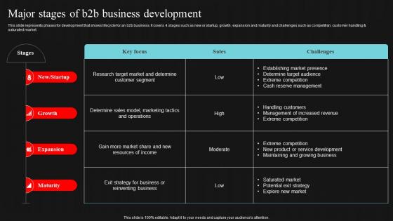 Major Stages Of B2b Business Development Demand Generation Strategies