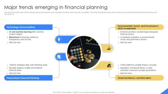 Major Trends Emerging In Financial Planning Mastering Financial Planning In Modern Business Fin SS