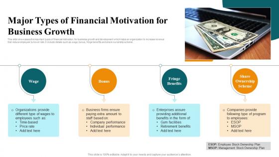 Major Types Of Financial Motivation For Business Growth