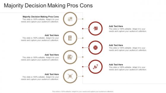 Majority Decision Making Pros Cons In Powerpoint And Google Slides Cpb