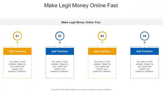 Make Legit Money Online Fast In Powerpoint And Google Slides Cpb
