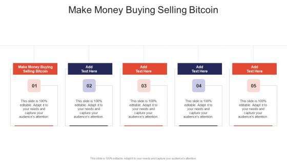 Make Money Buying Selling Bitcoin In Powerpoint And Google Slides Cpb