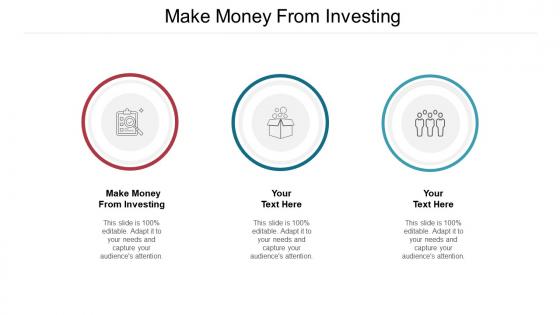 Make money from investing ppt powerpoint presentation file gallery cpb