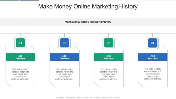 Make Money Online Marketing History In Powerpoint And Google Slides Cpb