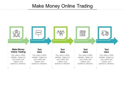 Make money online trading ppt powerpoint presentation slides portfolio cpb