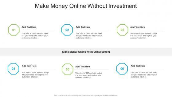 Make Money Online Without Investment In Powerpoint And Google Slides Cpb