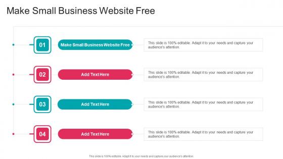 Make Small Business Website Free In Powerpoint And Google Slides Cpb